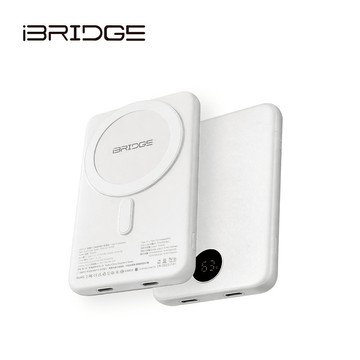 【iBRIDGE】 5000mAh固態電池極薄快充無線行動電源(IBM006)