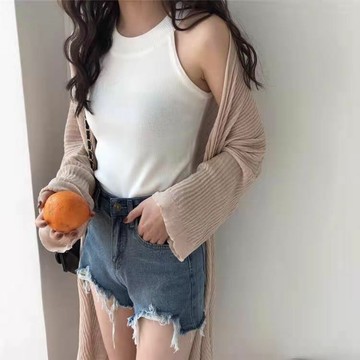 韓版時尚露肩針織背心【V31】