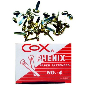 【文具通】COX 三燕 1.5公分雙腳釘 NO.4 100支入 E9010029【領券滿額再折千12/31止】