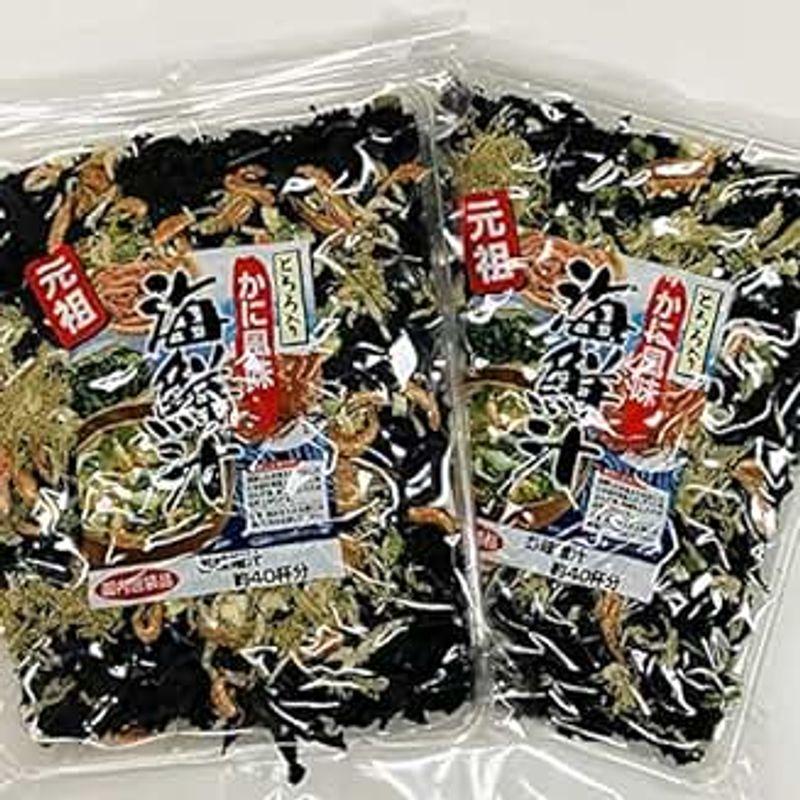 ２袋セット お味噌汁約４０杯分 とろろ入りかに風味海鮮汁 ９０ｇ×２ お手軽に本格海鮮汁ができます海鮮汁の具