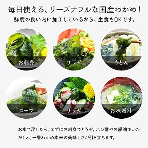 長崎旬彩出島屋 長崎産 乾燥カットわかめ チャック付き 90g