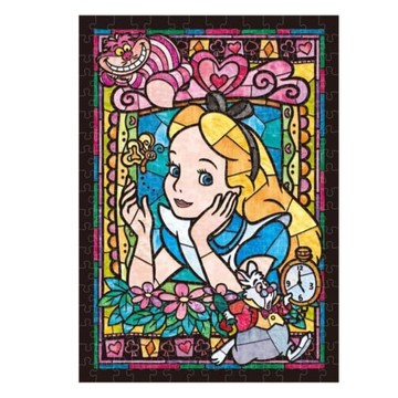【遊戲家】日版迪士尼 日本迪士尼角色彩繪透明拼圖266片 - 愛麗絲