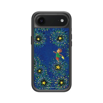 iPhone Air Mod NX -邊框背蓋組合 (相機按鈕) 黑 - 幾米 Jimmy Liao - 幸運遇見你-遇見星光