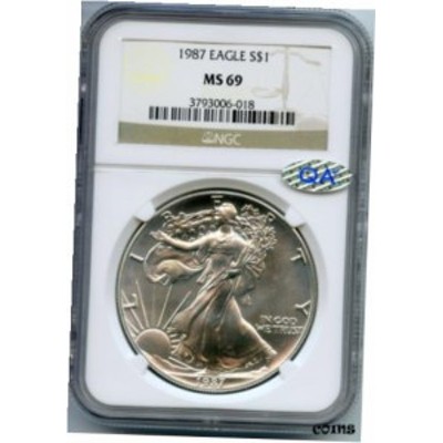 品質保証書付】 アンティークコイン NGC PCGS 1987 American Eagle