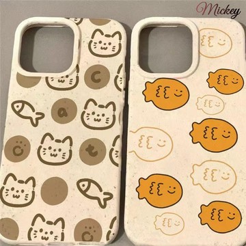 熱銷新品.鯛魚燒適用蘋果16手機殼iPhone15Plus軟殼14新款13情侶12卡通XSXR