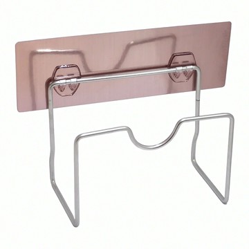 Easy 易立家 304不鏽鋼鍋蓋砧板兩用架 12 x 16 x 9cm  銀色  1盒