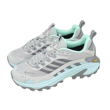Merrell 登山鞋 Moab Speed 2 GTX 女鞋 防水 淺灰 機能 越野 健行 ML00004916