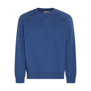 Carhartt Wip - Light Blue Cotton Sweatshirt