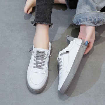 運動鞋淺口小白鞋女學生韓版百搭平底單鞋女懶人休閒鞋春夏薄款新款【聚寶屋】