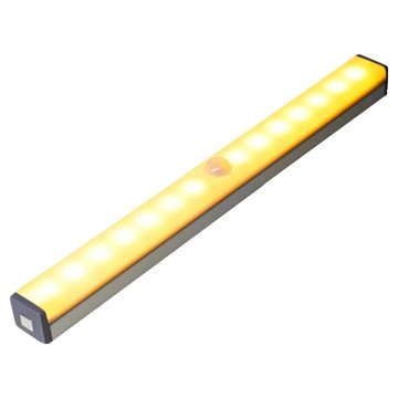 USB充電磁吸式LED感應燈管 30cm  暖光