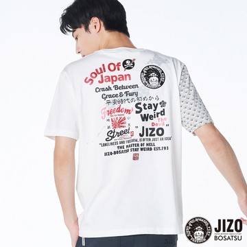 【買1送1】地藏日本地圖短TEE(白) - BLUE WAY 地藏小王