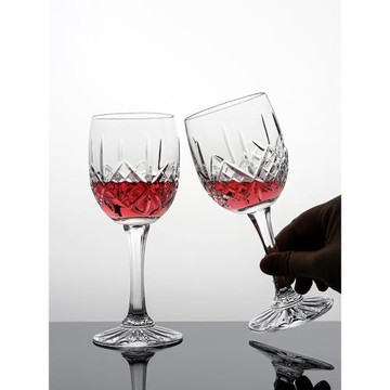 捷克BOHEMIA進口水晶玻璃 手工精刻紅酒杯葡萄酒杯高端輕奢高腳杯