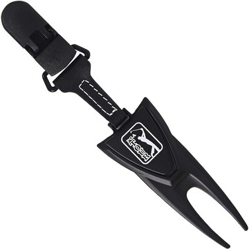 PGA TOUR 多功能推桿固定器果嶺修復器  黑色  1件