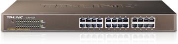 TP-LINK  TL-SF1024 10/100 Switch 24ports 19" 鐵殼
