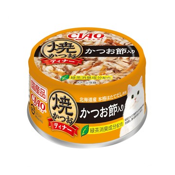 CIAO 【24罐入組】燒鰹晚餐罐(柴魚)_貓罐頭 85g  CIAO貓罐