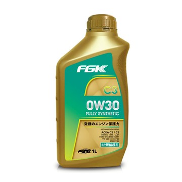 【汽車百貨】FGK 0W30 C3 全合成機油