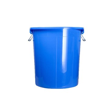 大容量家戶外圓形垃圾桶大號加厚塑料環衛收寶粒商用廚房帶蓋工業[DD080109]