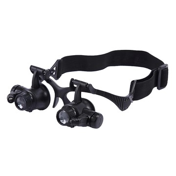 COMET 頭戴式眼鏡式維修燈LED照明放大鏡 10倍 15倍 20倍 25倍 四種倍率可更換  1個