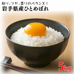 新米 令和5年産 ひとめぼれ 5kg お米 岩手県産 5キロ 送料無料 お米 白米 精米