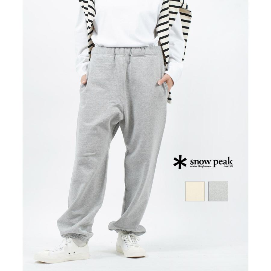 スノーピーク スウェットパンツ Recycled Cotton Sweat Pants Snow