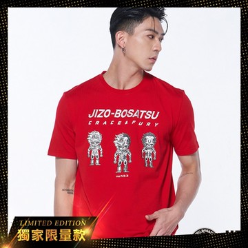 地藏小王 BLUE WAY –機器人機械短TEE(紅)