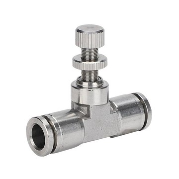 【五金 熱銷】304不鏽鋼SA管道閥快速接頭快插耐腐蝕6/8/10/12t型氣動節流閥12.16