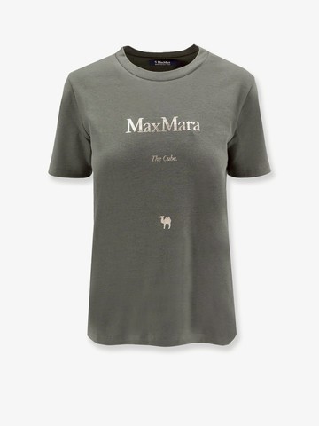 Cotton t-sirt with max mara the cube print - 'S MAX MARA - gender_Woman