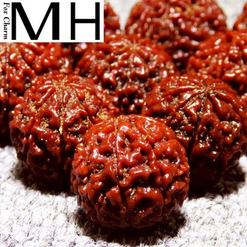 印尼大金剛菩提子手串天然紅皮滿肉6六7七8八9九瓣原籽金剛手鏈男