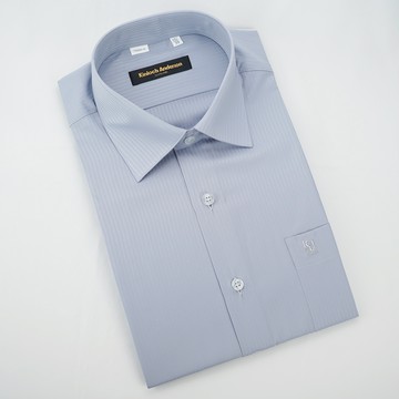 【金‧安德森】灰色吸排窄版長袖襯衫