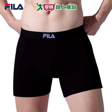 FILA 莫代爾優質平口褲 M-XL 舒適透氣 極致柔軟 吸濕排汗 高彈力 四角褲 男內褲【愛買】
