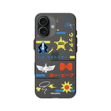 iPhone 17 Clear (相機按鈕) 酷墨灰 - 迪士尼-玩具總動員 Toy Story - 玩具總動員 - 徽章