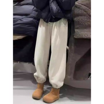 Ader秋冬衛褲巨好看的褲子女2025新款今年流行爆款運動休閑束腳褲