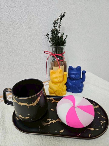 幸福買取??日本帶回正品軟軟-粉白甜甜圈 捏捏