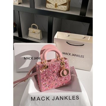 MackJanice小眾設計亮片戴妃包