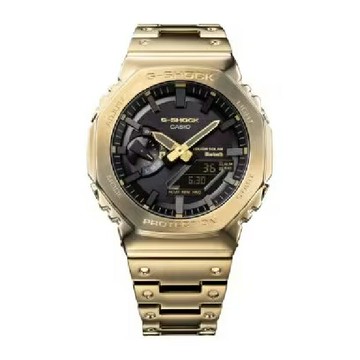 CASIO 卡西歐 G-SHOCK   GM-B2100GD-9A 太陽能雙顯腕錶 金  44.4mm ｜樂天領券現折★全館特惠中★指定刷卡回饋10%