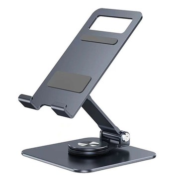 樂豐生活鋁合金可旋轉摺疊手機平板支架(2色可選)