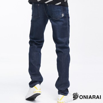 【春日潮新㊙↘滿額再折】COOLMAX低腰直筒褲(水洗藍) - BLUE WAY 鬼洗い