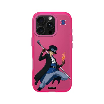 iPhone 16 Pro Clear 粉漾桃 - 航海王 One Piece - 角色系列-薩波