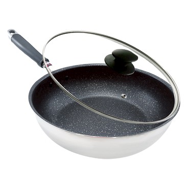 hokua 北陸 大金IH輕量級不沾炒鍋 日本製造  28cm  1個