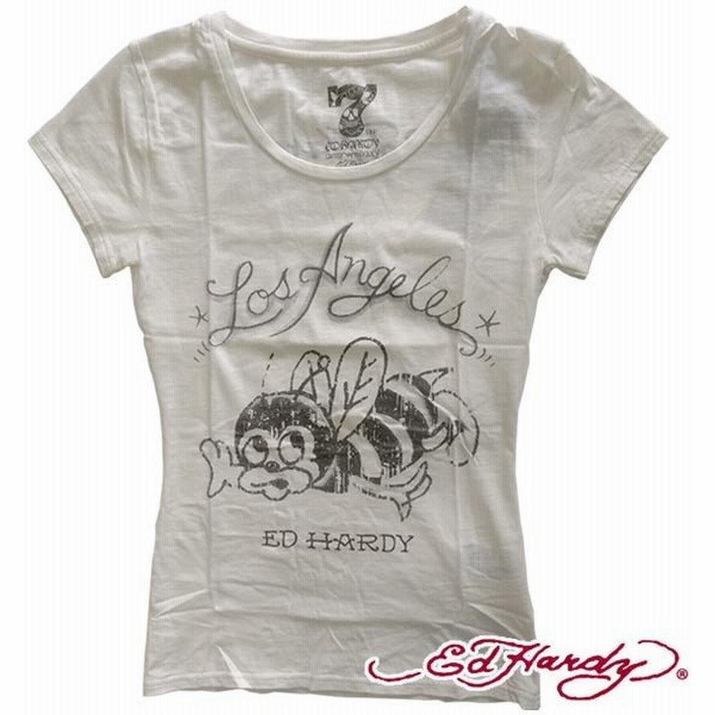 エドハーディー レディース 半袖 Tシャツ 0種類の品揃え Ed Hardy Los Angeles Bee 蜂 ホワイト セレブ カジュアル ファッション 通販 Lineポイント最大0 5 Get Lineショッピング