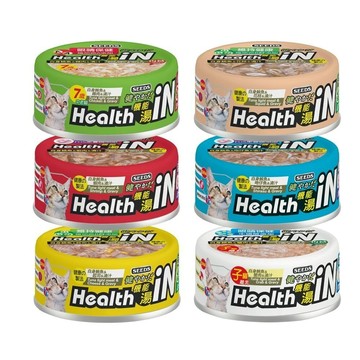🔥現貨48小時出貨🔥【單罐】SEEDS 惜時 聖萊西 HEALTH IN 機能湯澆汁貓罐80g 貓罐頭 ✨Q寶貝寵物✨