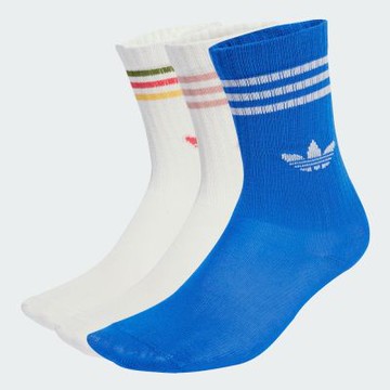 【adidas 愛迪達】 中筒襪 3 雙入   兒童 Originals JW0331