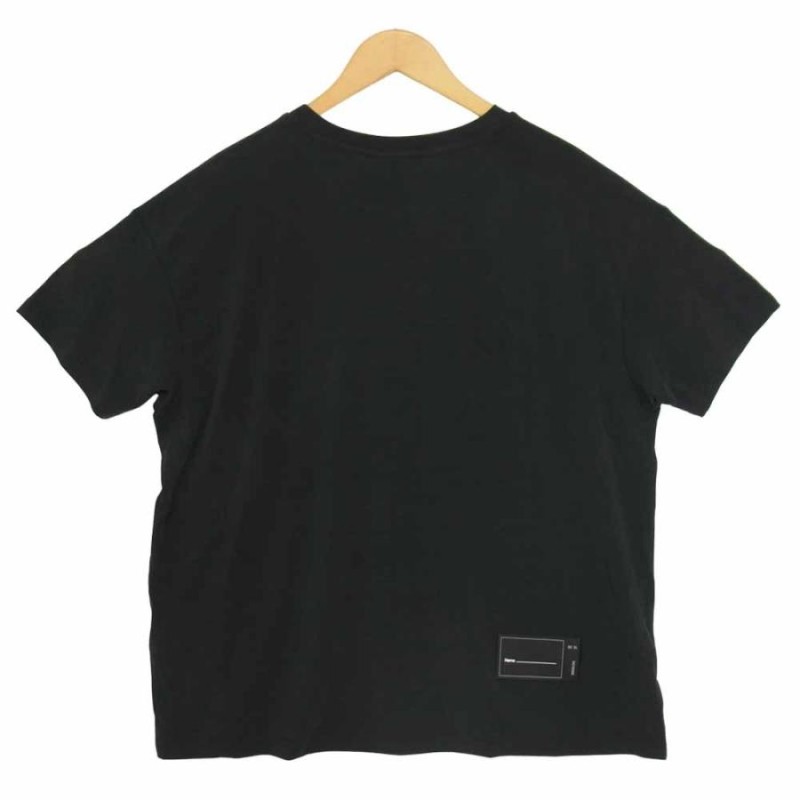 ウェルダン WE11DONE 21AW WD-TP2-20-710-U-BK OVERSIZED JERSEY TEE オーバーサイズ ジャージー  Tシャツ ブラック系 M【新古品】【未使用】【中古】 | LINEショッピング