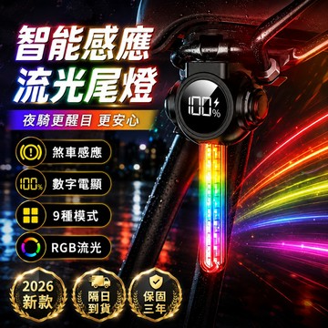 熱銷top1🏆智能感應腳踏車尾燈 USB充電尾燈 車尾燈 警示燈 夜行燈 騎行燈 安全燈 充電尾燈 自行車尾燈 自行車燈