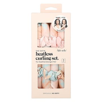 Kitsch, 緞面無熱捲髮套裝，Sunset Tie Dye，一套