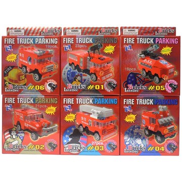 迴力消防車積木 01-06 迴力積木車(有6款)/一款入(促50)-CF132004【APP滿額下單10%點數(單一帳號最高5000點)】1/31止
