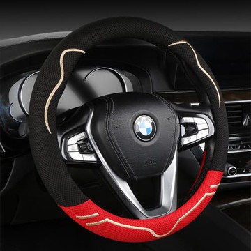 新款冰絲卡通可愛女四季通用汽車方向盤套車內防滑透氣批發代發