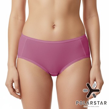 【PolarStar】女排汗快乾三角褲『紫紅』P24328 戶外 露營 登山 健行 休閒 時尚 排汗 快乾 三角褲 內褲