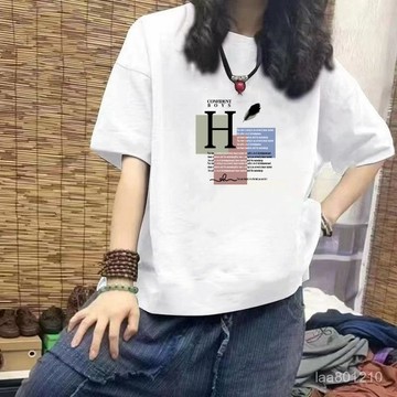 台灣现貨 100%純棉 短袖上衣 大尺碼上衣 短袖 韓係女裝 上衣女 T恤女 短袖女 情侶短袖 女短袖 T恤女 韓版短袖
