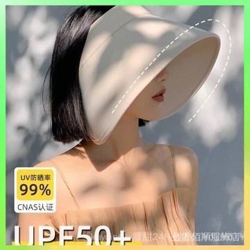 🔥臺灣出貨 【1.1萬人好評】全新陞級5.1冰絲一體環繞式防曬帽女折疊大帽簷防紫外綫遮陽空頂 限時特賣X315-2-